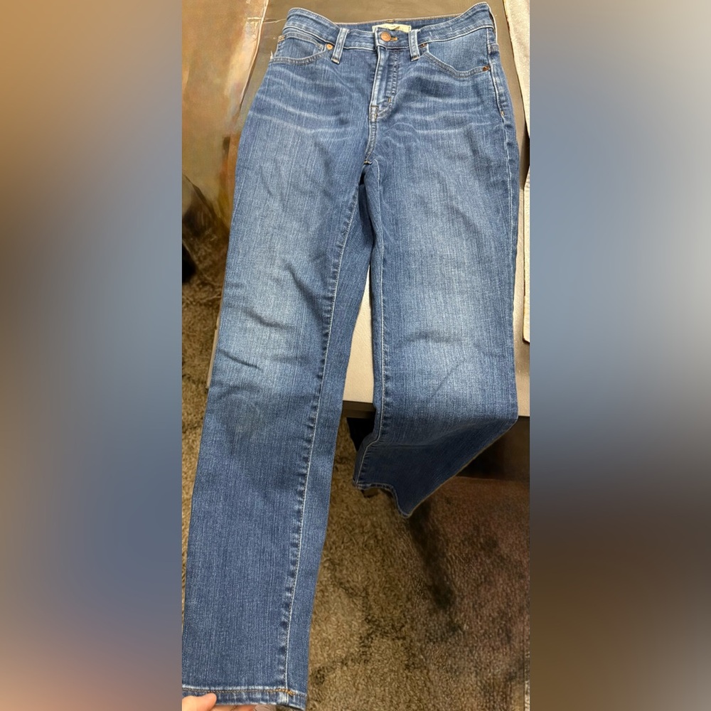 Madewell Curvy High-Rise Skinny Crop Jeans Dalstrom Wash sz 25 new without tags - Picture 4 of 9